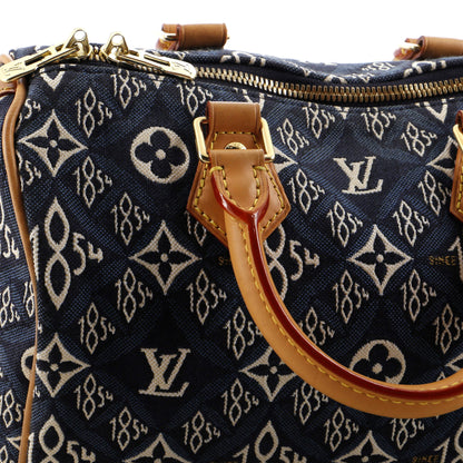 Louis Vuitton Speedy Bandouliere Bag Limited Edition Since 1854 Monogram Jacquard 25