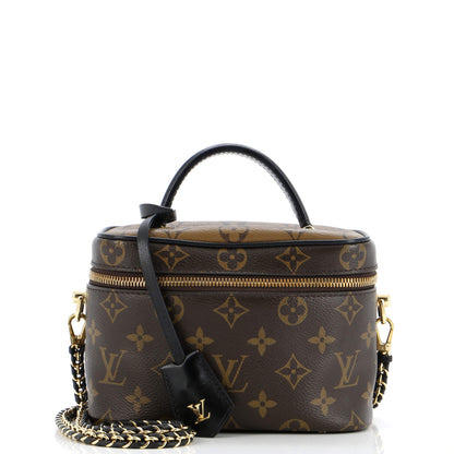 Louis Vuitton Vanity Handbag Reverse Monogram Canvas PM