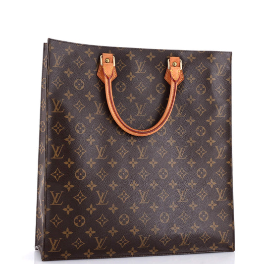 Louis Vuitton Sac Plat Bag Monogram Canvas