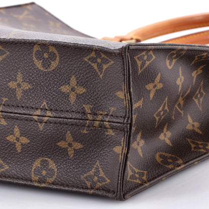 Louis Vuitton Sac Plat Bag Monogram Canvas