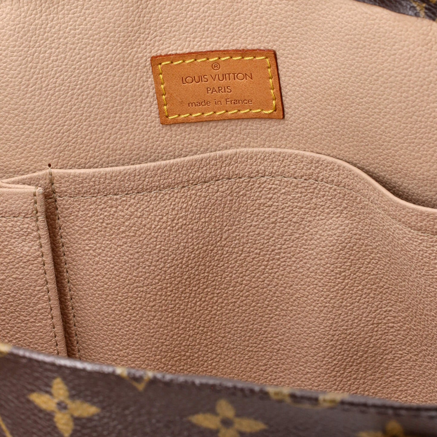 Louis Vuitton Sac Plat Bag Monogram Canvas