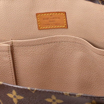 Louis Vuitton Sac Plat Bag Monogram Canvas