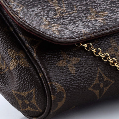 Louis Vuitton Favorite Handbag Monogram Canvas MM