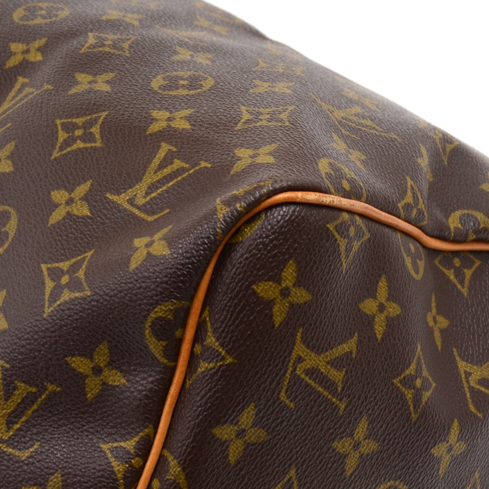 Louis Vuitto Keepall 55 Bandouliere Monogram Canvas Travel Bag with Strap