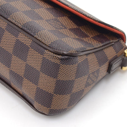 Louis Vuitto Recoleta Damier Ebene Canvas Handbag