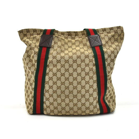 Gucci Original Monogram Canvas Soft Tote Bag