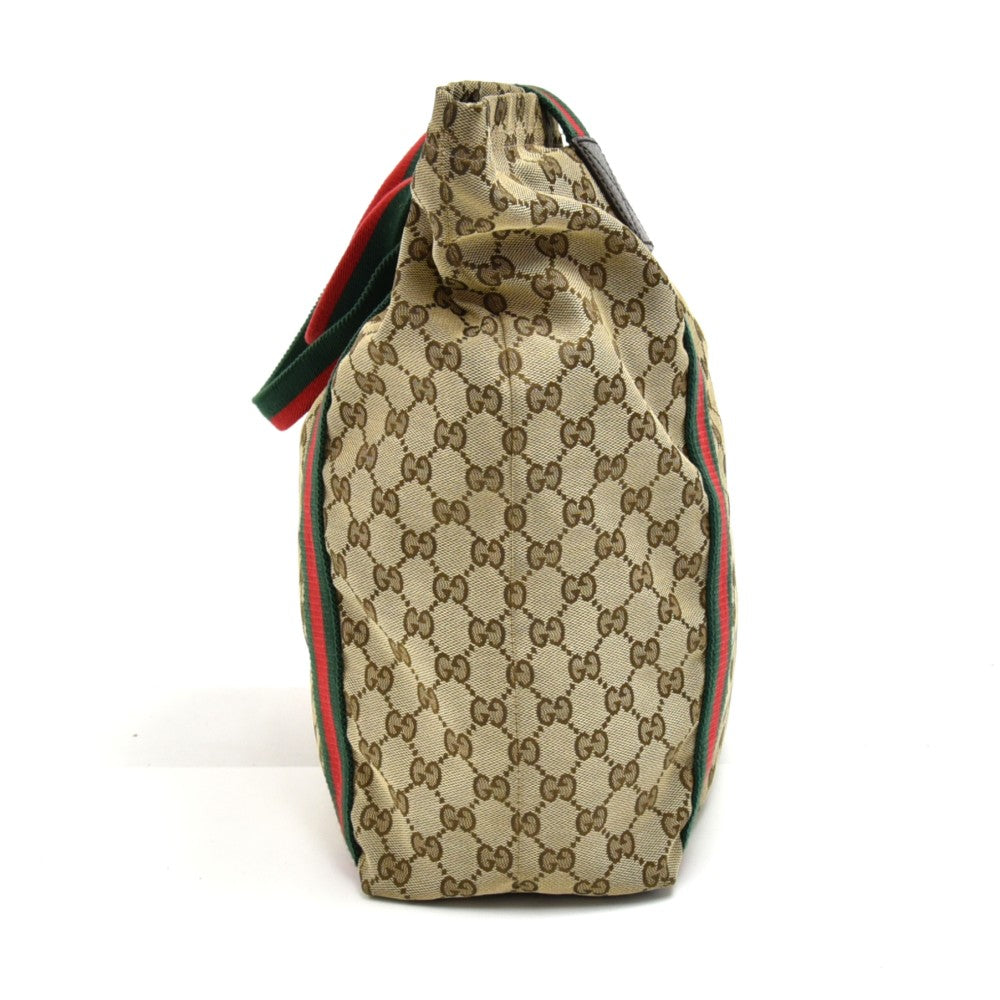 Gucci Original Monogram Canvas Soft Tote Bag