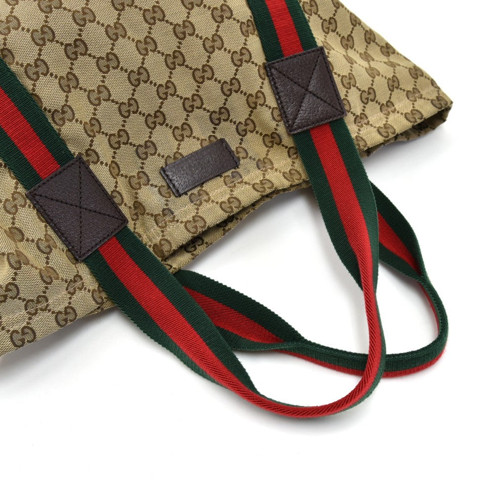 Gucci Original Monogram Canvas Soft Tote Bag