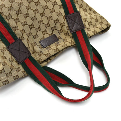 Gucci Original Monogram Canvas Soft Tote Bag
