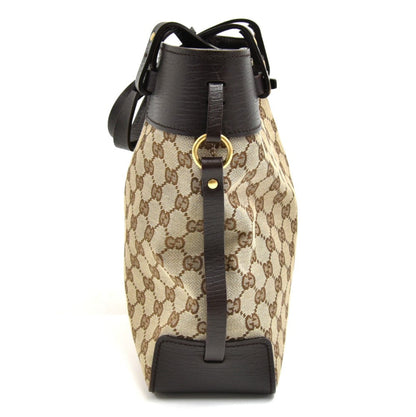 Gucci Monogram Canvas Ornamental Buckle Tote Bag