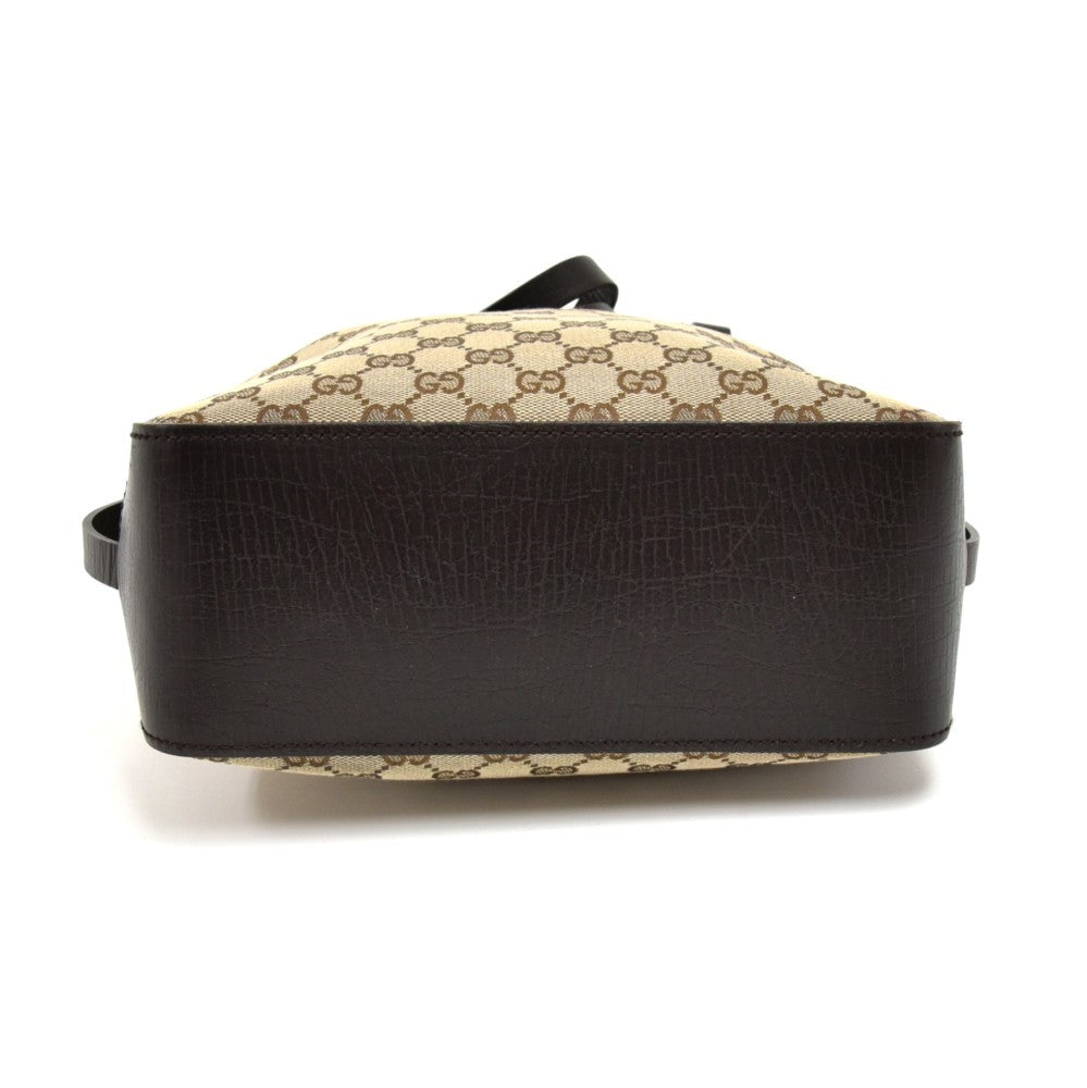 Gucci Monogram Canvas Ornamental Buckle Tote Bag