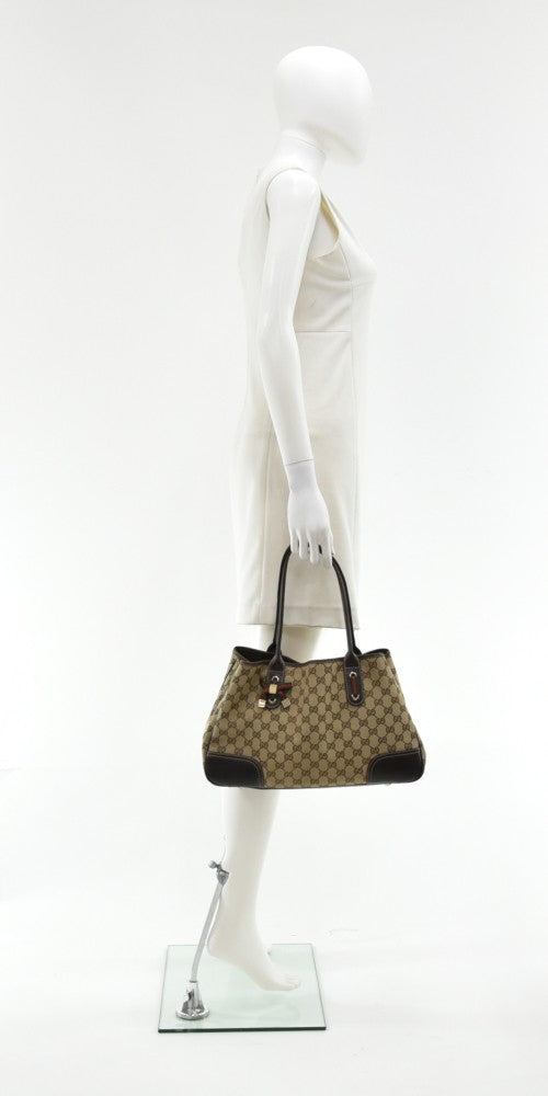 Gucci Princy Monogram Canvas Medium Bag