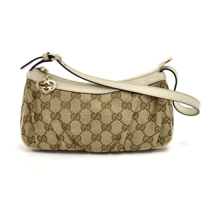 Gucci Pleated Monogram Canvas Small Bag