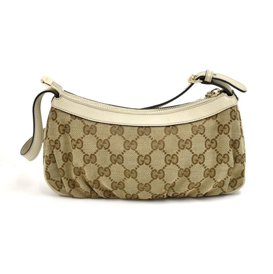 Gucci Pleated Monogram Canvas Small Bag