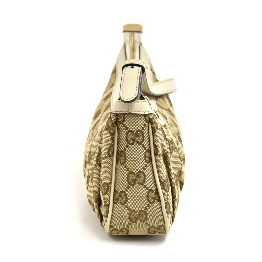 Gucci Pleated Monogram Canvas Small Bag