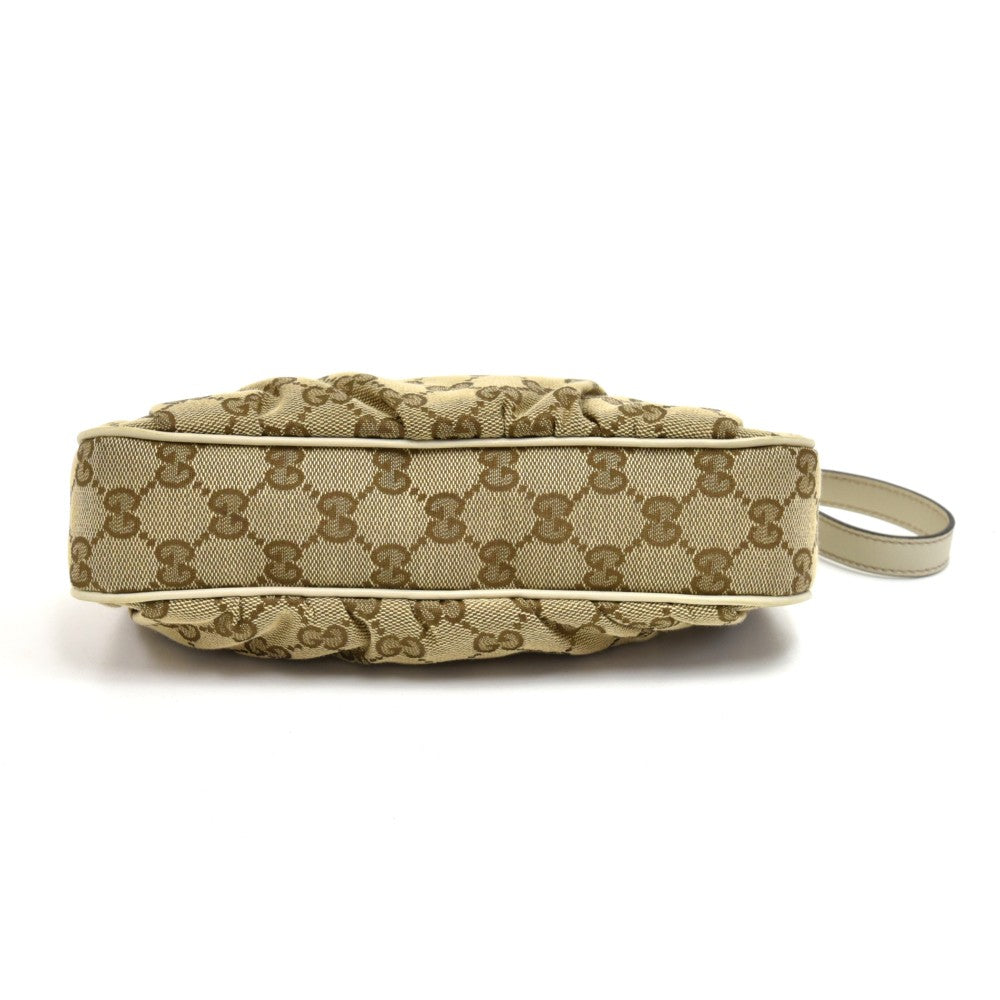 Gucci Pleated Monogram Canvas Small Bag