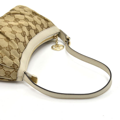 Gucci Pleated Monogram Canvas Small Bag