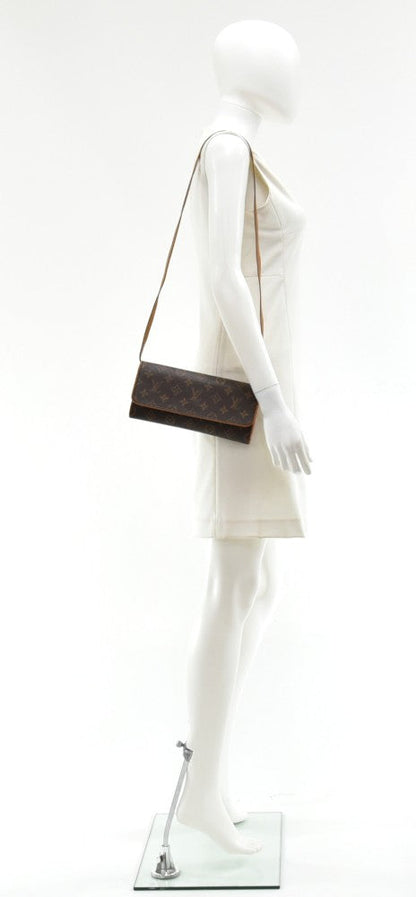 Louis Vuitto Pochette Twin GM Monogram Canvas Bag