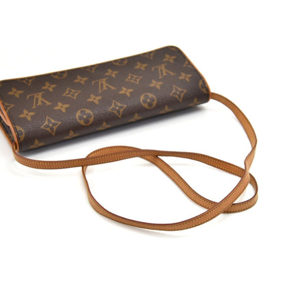 Louis Vuitto Pochette Twin GM Monogram Canvas Bag