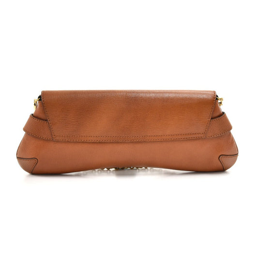 Gucci Textured Leather Horsebit Evening Bag
