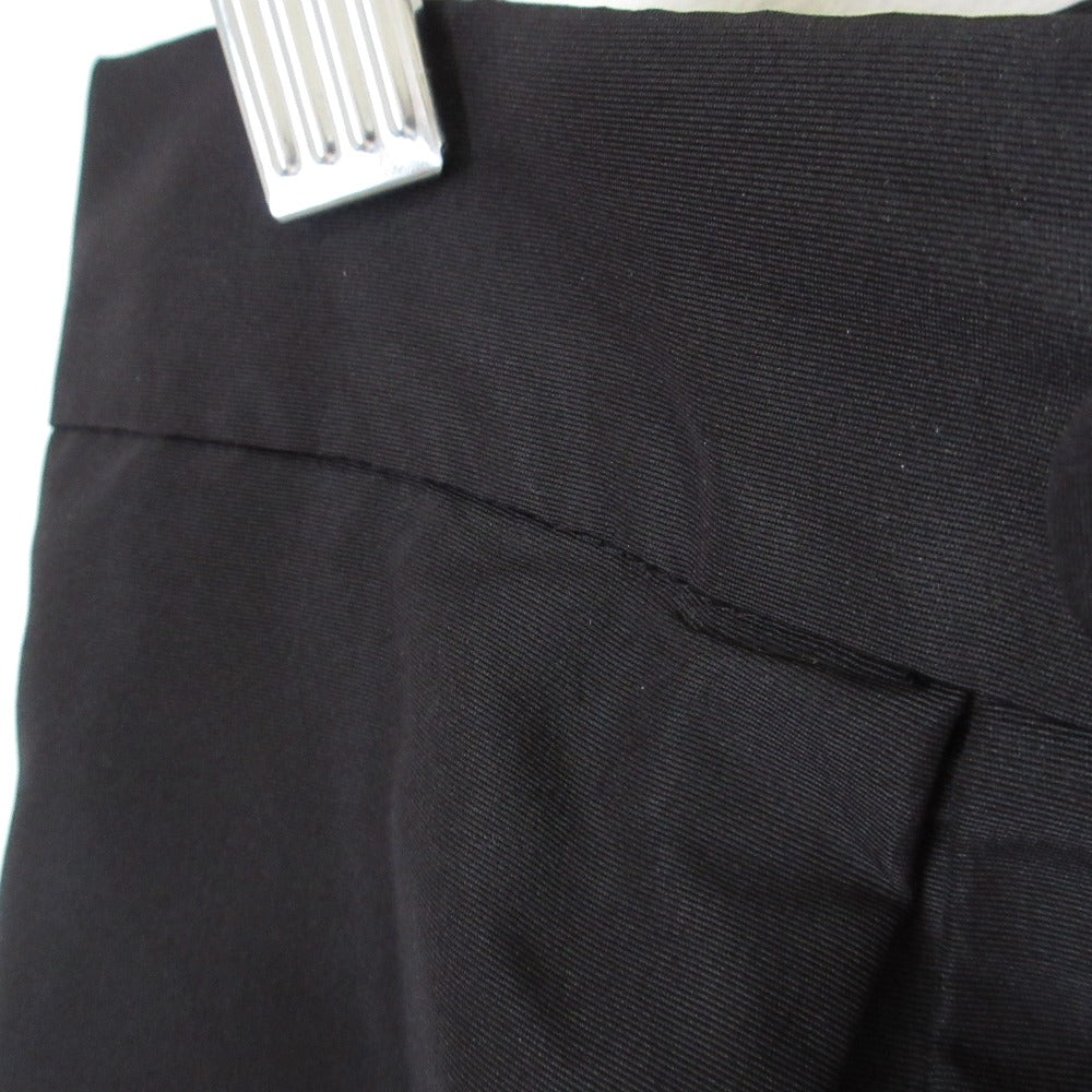 Prada Box Pleat Silk Skirt