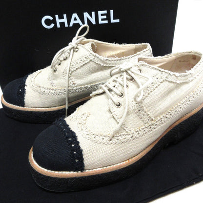 Chanel Espadrille Canvas Oxford Shoes