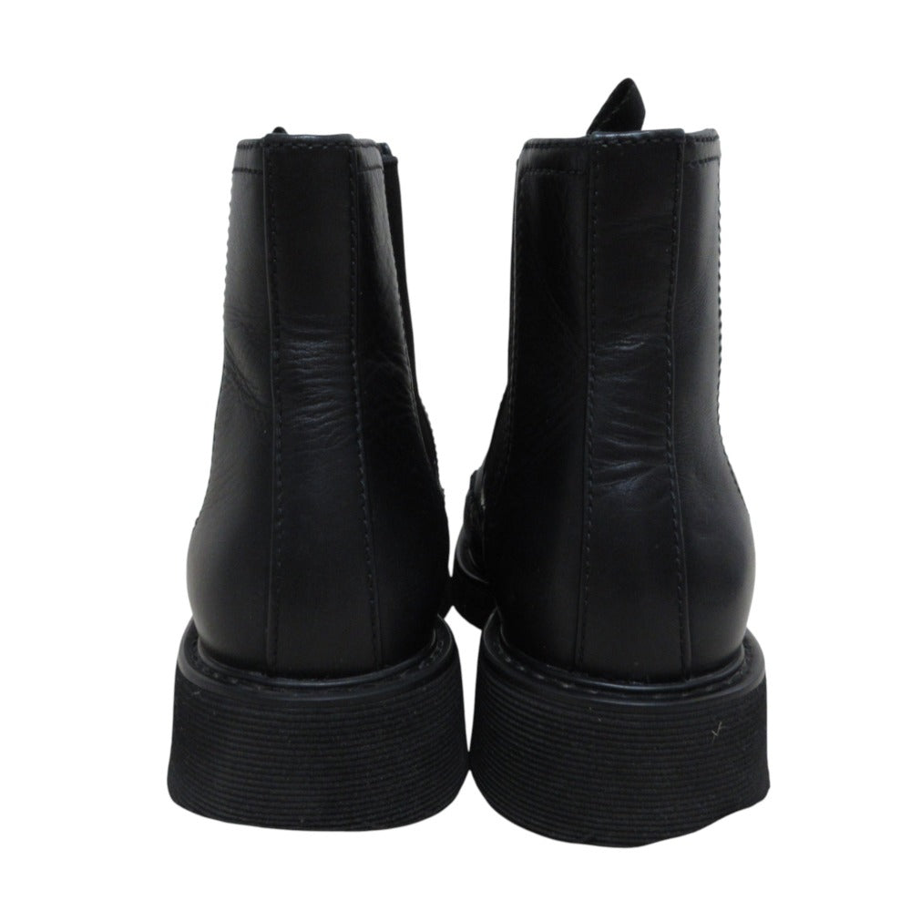Prada Wingtip Leather Chelsea Boots