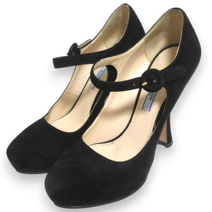 Prada Suede Mary Jane Pumps