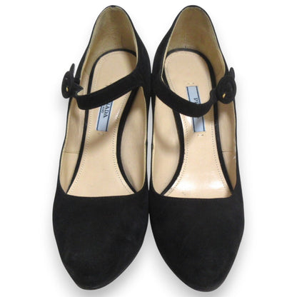 Prada Suede Mary Jane Pumps