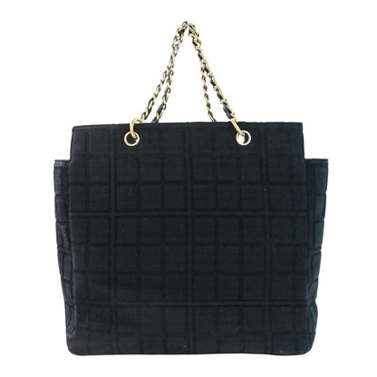 Chanel Choco Bar Cotton Jersey 2way Handbag