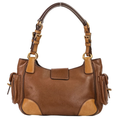 Prada VIT DAINO ROCKE Shrink Leather 2way Bag