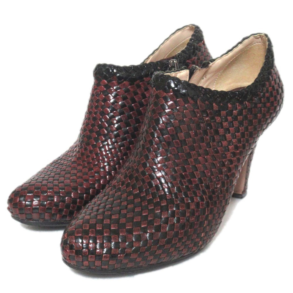 Prada Leather Mesh Booties