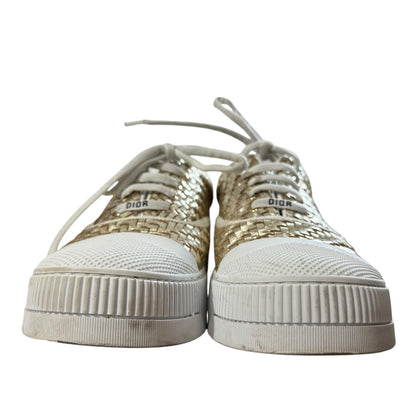 Christian Dior D-SMASH Intrecciato Leather Sneakers