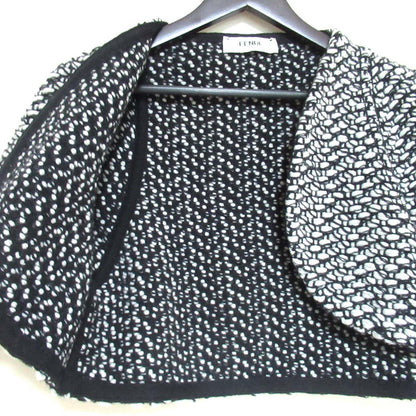 Fendi Mix Knit Wool Cashmere Bolero Jacket