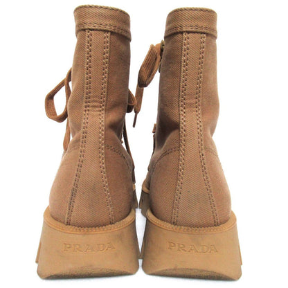 Prada Lace-up Short Boots