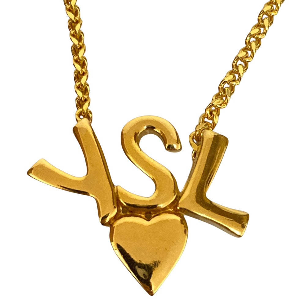 Yves Saint Laurent YSL Heart Necklace Pendant