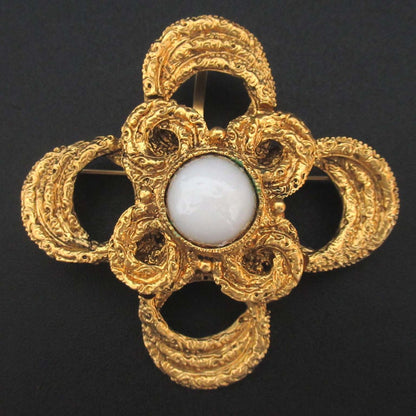 Yves Saint Laurent Vintage Pearl Brooch