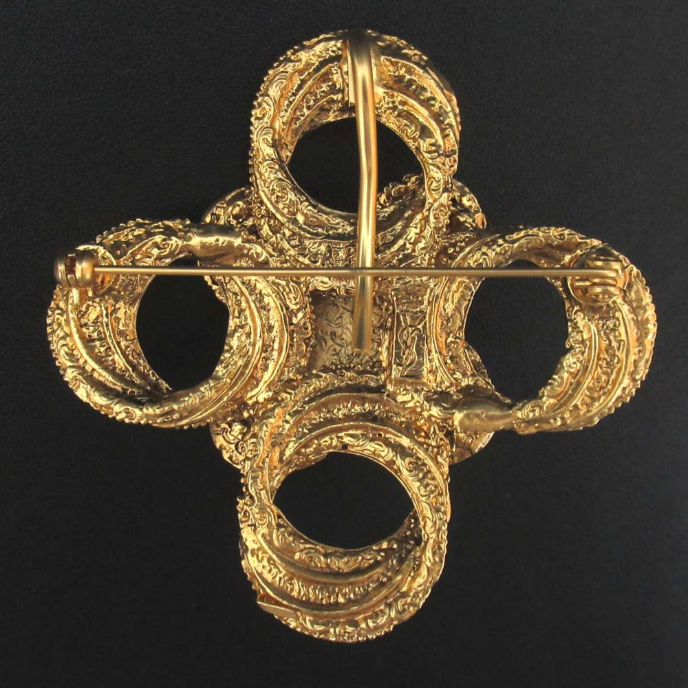 Yves Saint Laurent Vintage Pearl Brooch