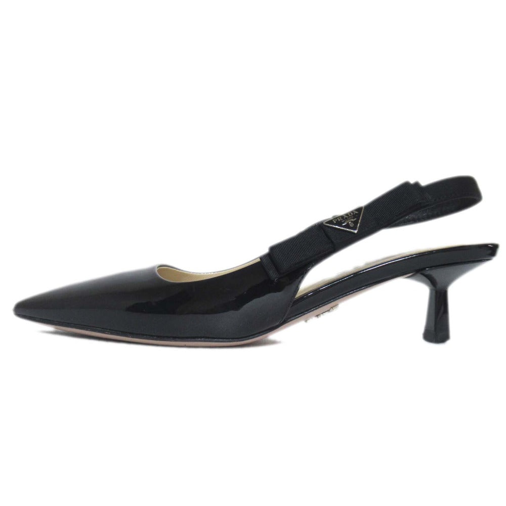 Prada Patten Leather Slingback Mule