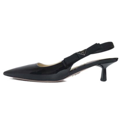 Prada Patten Leather Slingback Mule
