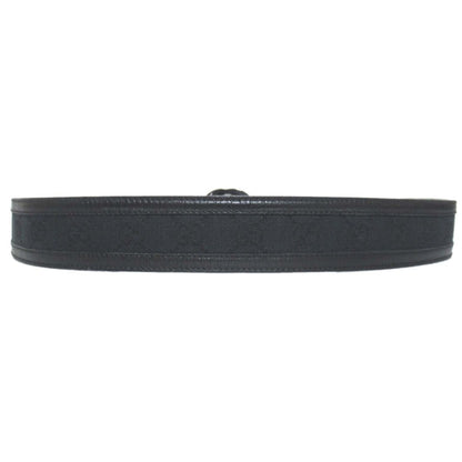 Gucci Interlocking G GG Canvas Leather Belt