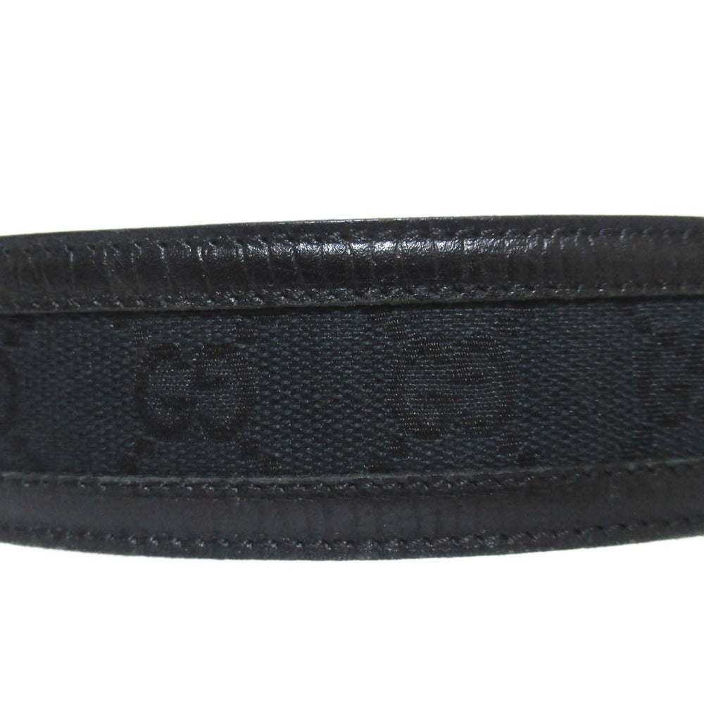 Gucci Interlocking G GG Canvas Leather Belt