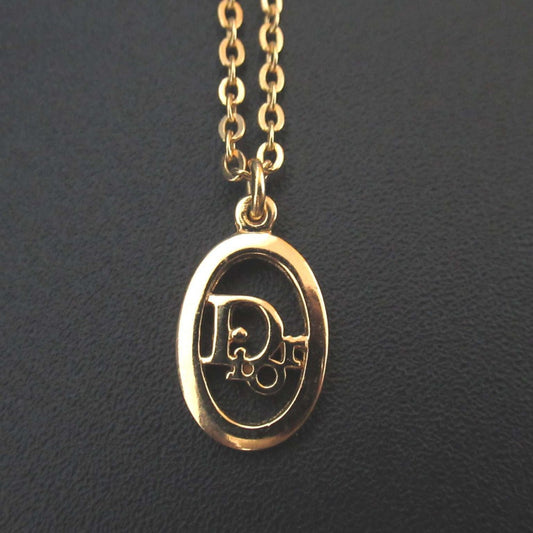 Christian Dior Oval Logo Necklace