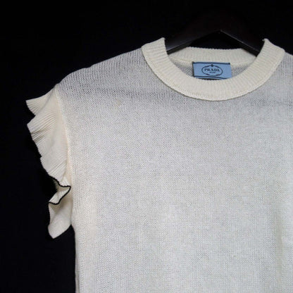 Prada Wool Cashmere Blend Knit Sweater