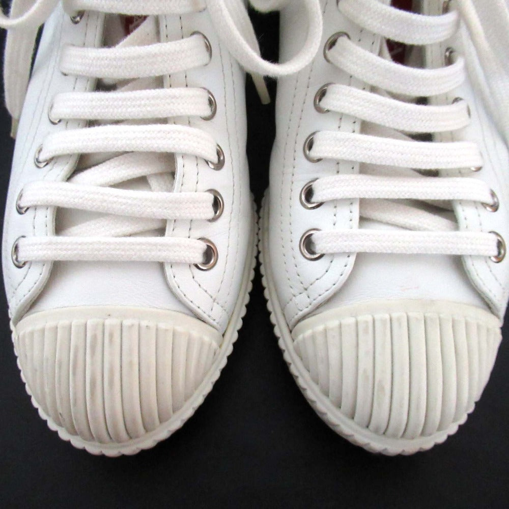 Prada Sport Leather High-top Sneakers