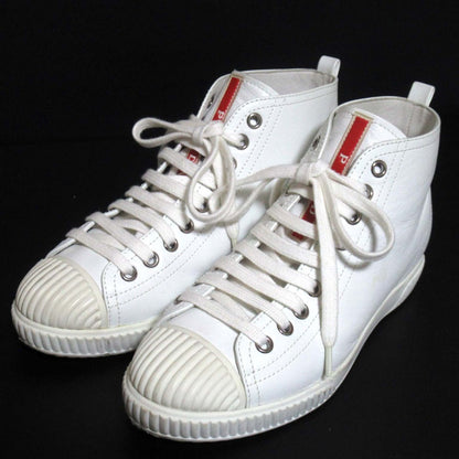 Prada Sport Leather High-top Sneakers