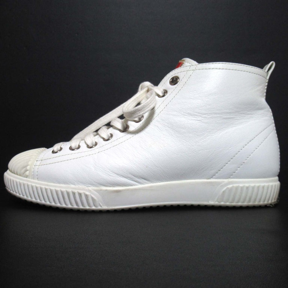Prada Sport Leather High-top Sneakers