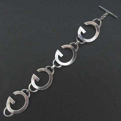 Gucci G Logo 925 Silver Bracelet