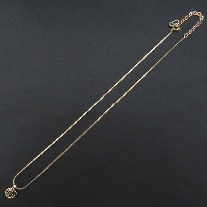 Christian Dior Logo Pendant Necklace