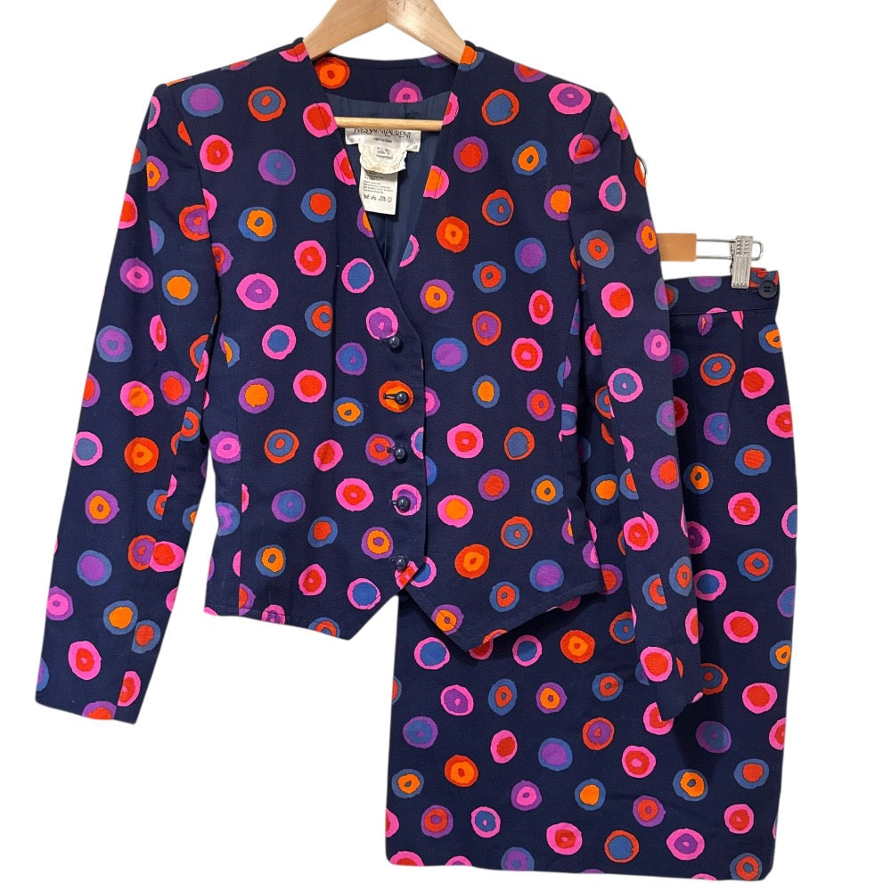 Yves Saint Laurent Jacket Skirt Set